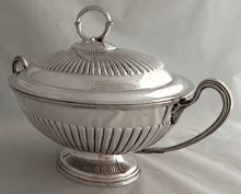 Georgian Style Silver Plated Soup Tureen & Cover. Walker & Hall, Sheffield.