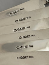 William IV Silver & Carved Mother of Pearl Dessert Knives and Forks for Six. Sheffield 1836 Atkin & Oxley.