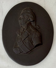 Vice Admiral Horatio Nelson, 1st Viscount Nelson, Black Basalt Portrait Profile Plaque.