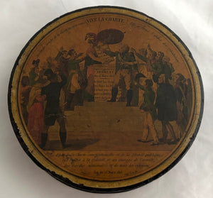 Vive La Charte! French Revolutionary Snuff Box, Circa 1815.