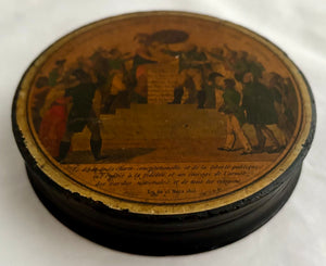 Vive La Charte! French Revolutionary Snuff Box, Circa 1815.