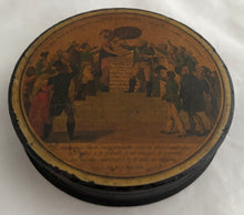 Vive La Charte! French Revolutionary Snuff Box, Circa 1815.