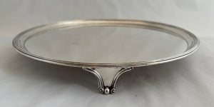 Georgian, George III, Silver Salver. London 1792 Timothy Renou. 30.7 troy ounces.