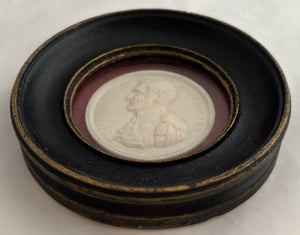 The Duke of Wellington Portrait Profile Medallion Roundel. After Allen & Moore.