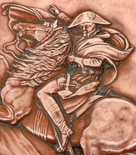 Napoleon Bonaparte Passe Le Grand Saint-Bernard: Relief Plaque, After Jacques-Louis David.
