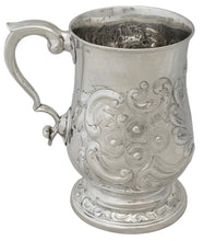 Victorian Silver Plated Tankard, circa 1880.