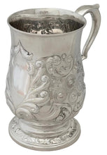 Victorian Silver Plated Tankard, circa 1880.