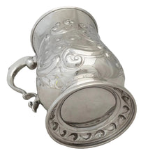 Victorian Silver Plated Tankard, circa 1880.
