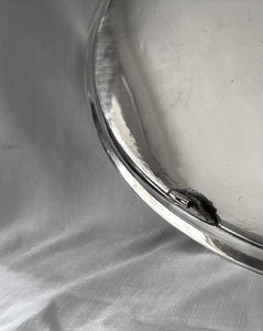 Georgian, George III, Large Old Sheffield Plate Armorial Salver, circa 1790. Arms of Cooper & Lambard.