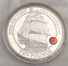HMS Victory 250th Anniversary Silver £10 Coin. 5 troy ounces.