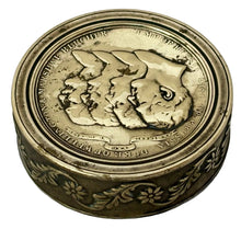 The 1814 Treaty of Paris Peace Allied Leaders Snuff Box. After Kempson & Turnpenny.