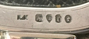 Victorian Silver Mounted Leather Wallet. London 1872 Richard Kipps.