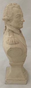 Admiral John Jervis, 1st Earl of St Vincent, 19th Century Parian Ware Bust, After Gilbert Stuart.