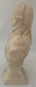 Admiral John Jervis, 1st Earl of St Vincent, 19th Century Parian Ware Bust, After Gilbert Stuart.