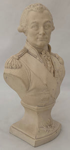 Admiral John Jervis, 1st Earl of St Vincent, 19th Century Parian Ware Bust, After Gilbert Stuart.