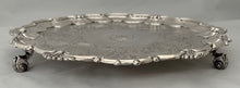 Georgian Old Sheffield Plate Salver, Crested for Reid. Blagden, Hodgson & Co., Sheffield, Circa 1820.