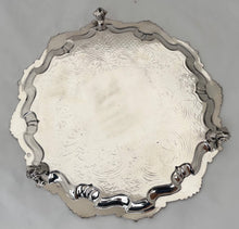 Georgian Old Sheffield Plate Salver, Crested for Reid. Blagden, Hodgson & Co., Sheffield, Circa 1820.