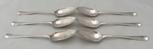 Six Queen Anne Britannia Silver Tablespoons for Blencowe of Marston St. Lawrence. London 1712 Andrew Archer, 11.7 troy ounces.