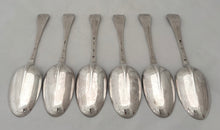 Six Queen Anne Britannia Silver Tablespoons for Blencowe of Marston St. Lawrence. London 1712 Andrew Archer, 11.7 troy ounces.