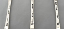 Six Queen Anne Britannia Silver Tablespoons for Blencowe of Marston St. Lawrence. London 1712 Andrew Archer, 11.7 troy ounces.