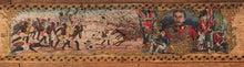Major General Kitchener, Sirdar Egyptian Army, 1898 Battle of Omdurman and Charge of the 21st Lancers Pencil Box.