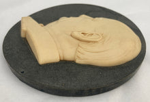 Winston Churchill Circular Relief Portrait Plaque.