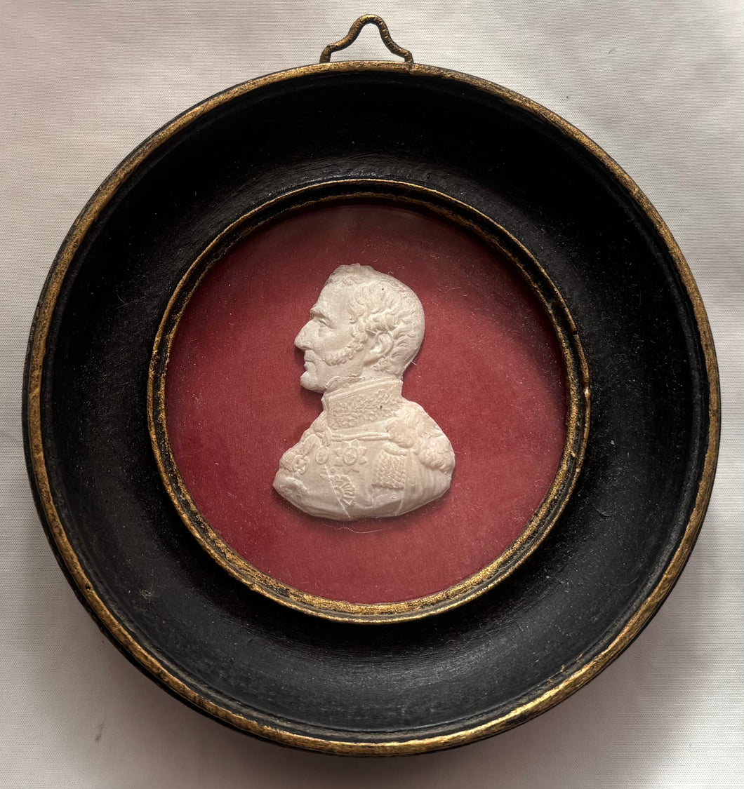 The Duke of Wellington Portrait Profile Bust Roundel.