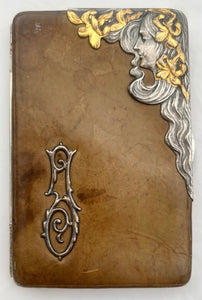 Art Nouveau Card Case, Circa 1900.