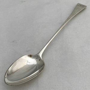 Georgian, George III, Silver Basting Spoon. London 1800 Duncan Urquhart & Naphtali Hart. 3.2 troy ounces.