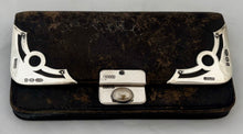 Art Nouveau Silver Mounted Leather Purse. Birmingham Import 1907, Boots Pure Drug Company.