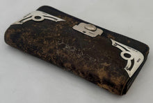 Art Nouveau Silver Mounted Leather Purse. Birmingham Import 1907, Boots Pure Drug Company.