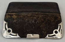 Art Nouveau Silver Mounted Leather Purse. Birmingham Import 1907, Boots Pure Drug Company.