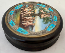 19th Century Continental Silver and Enamel Mounted Snuff Box.