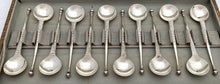 Twelve Dutch Silver Dessert Spoons. M. Bijkamp of Steenwijk. 3.8 troy ounces.
