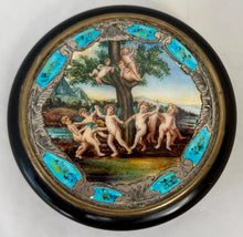 19th Century Continental Silver and Enamel Mounted Snuff Box.