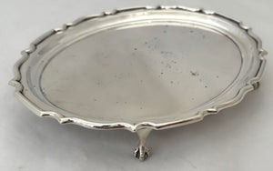 Early 20th Century Silver Plated Teapot Stand. Hamilton & Co., Calcutta.