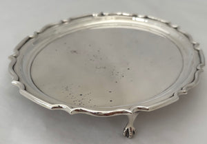 Early 20th Century Silver Plated Teapot Stand. Hamilton & Co., Calcutta.