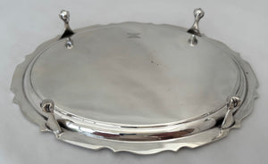 Early 20th Century Silver Plated Teapot Stand. Hamilton & Co., Calcutta.