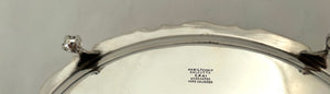 Early 20th Century Silver Plated Teapot Stand. Hamilton & Co., Calcutta.