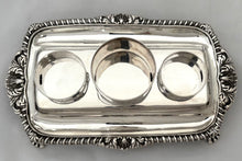 George III Silver Inkstand. London 1813 Rebecca Emes and Edward Barnard I. 12 troy ounces.