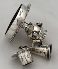 George III Silver Inkstand. London 1813 Rebecca Emes and Edward Barnard I. 12 troy ounces.