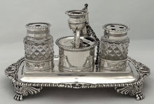 George III Silver Inkstand. London 1813 Rebecca Emes and Edward Barnard I. 12 troy ounces.