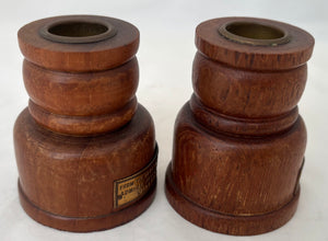 HMS Iron Duke, Admiral Jellicoe's Flagship at Jutland, Pair of Candlesticks.