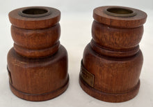 HMS Iron Duke, Admiral Jellicoe's Flagship at Jutland, Pair of Candlesticks.