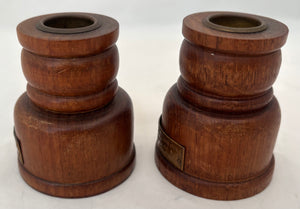 HMS Iron Duke, Admiral Jellicoe's Flagship at Jutland, Pair of Candlesticks.