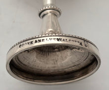 Agra Volunteer Rifles, British Indian Army, Silver Goblet. Cooke & Kelvey, Calcutta, circa 1880. 6.8 troy ounces.