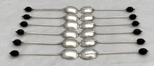 George V Cased Set of Twelve Silver Coffee Bean Spoons. Sheffield 1914 Asprey & Co. Ltd.