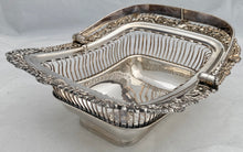 Early Victorian Silver Plated Cake Basket, circa 1850.