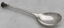 Elizabeth II Cased Silver Seal Top Spoon. London 1993 Asprey Plc.