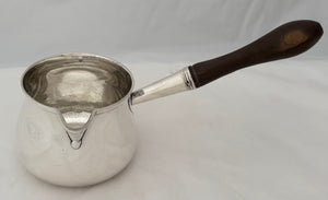 George III Silver Brandy Saucepan. London 1803 John Emes. 10.6 troy ounces.